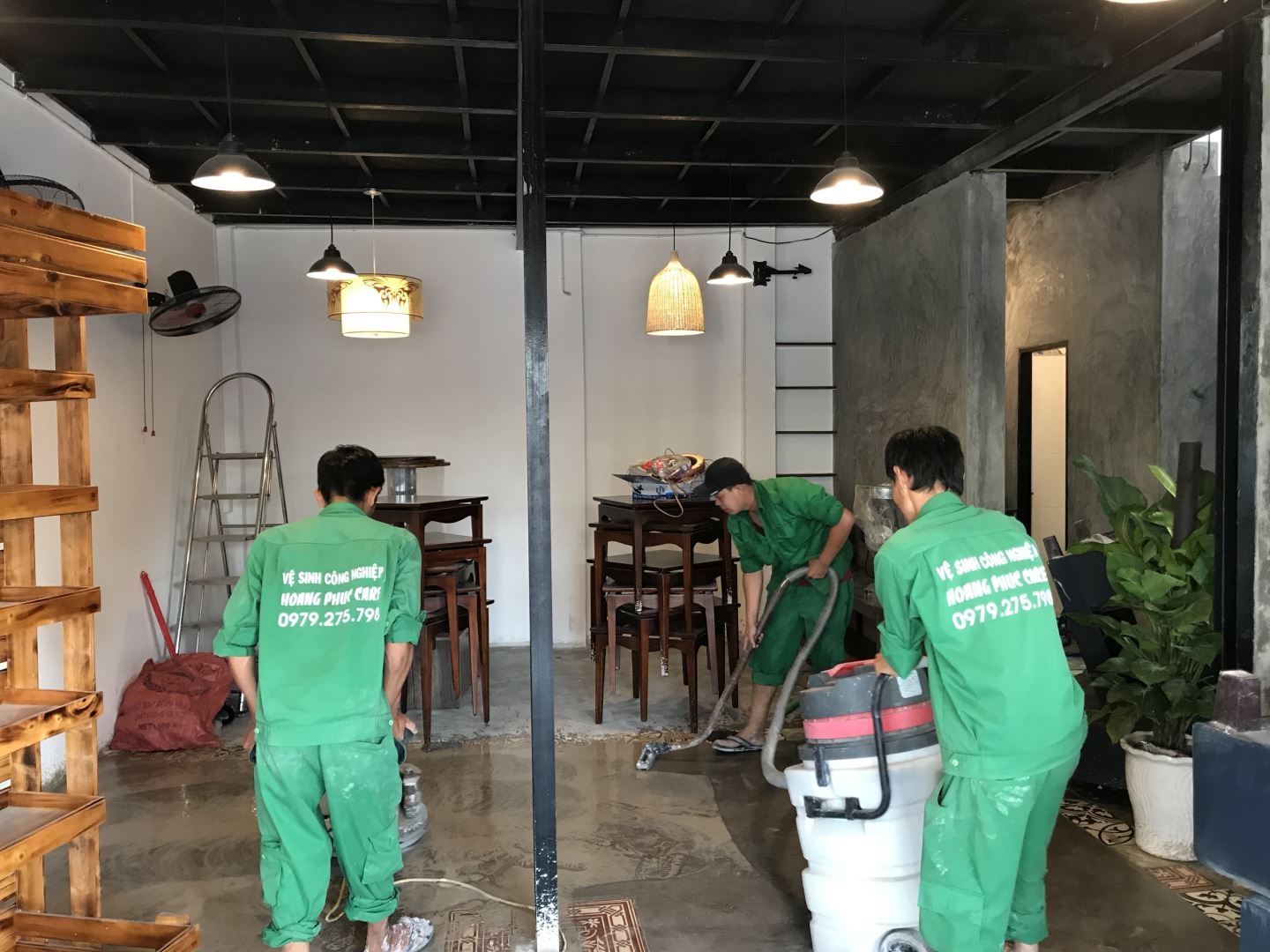 Dịch vụ đánh bóng sàn bê tông tại An giang