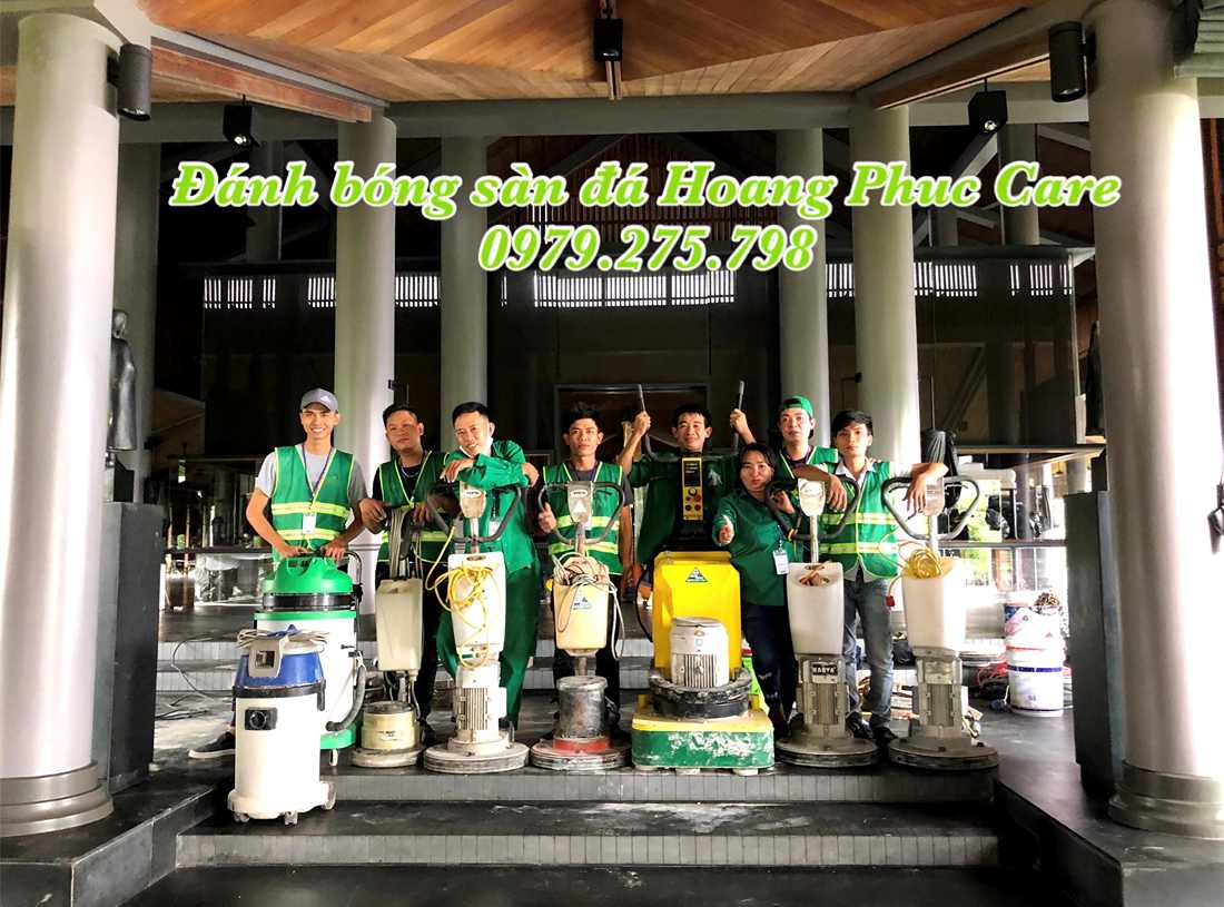 Dịch vụ đánh bóng sàn đá tự nhiên tại bắc ninh