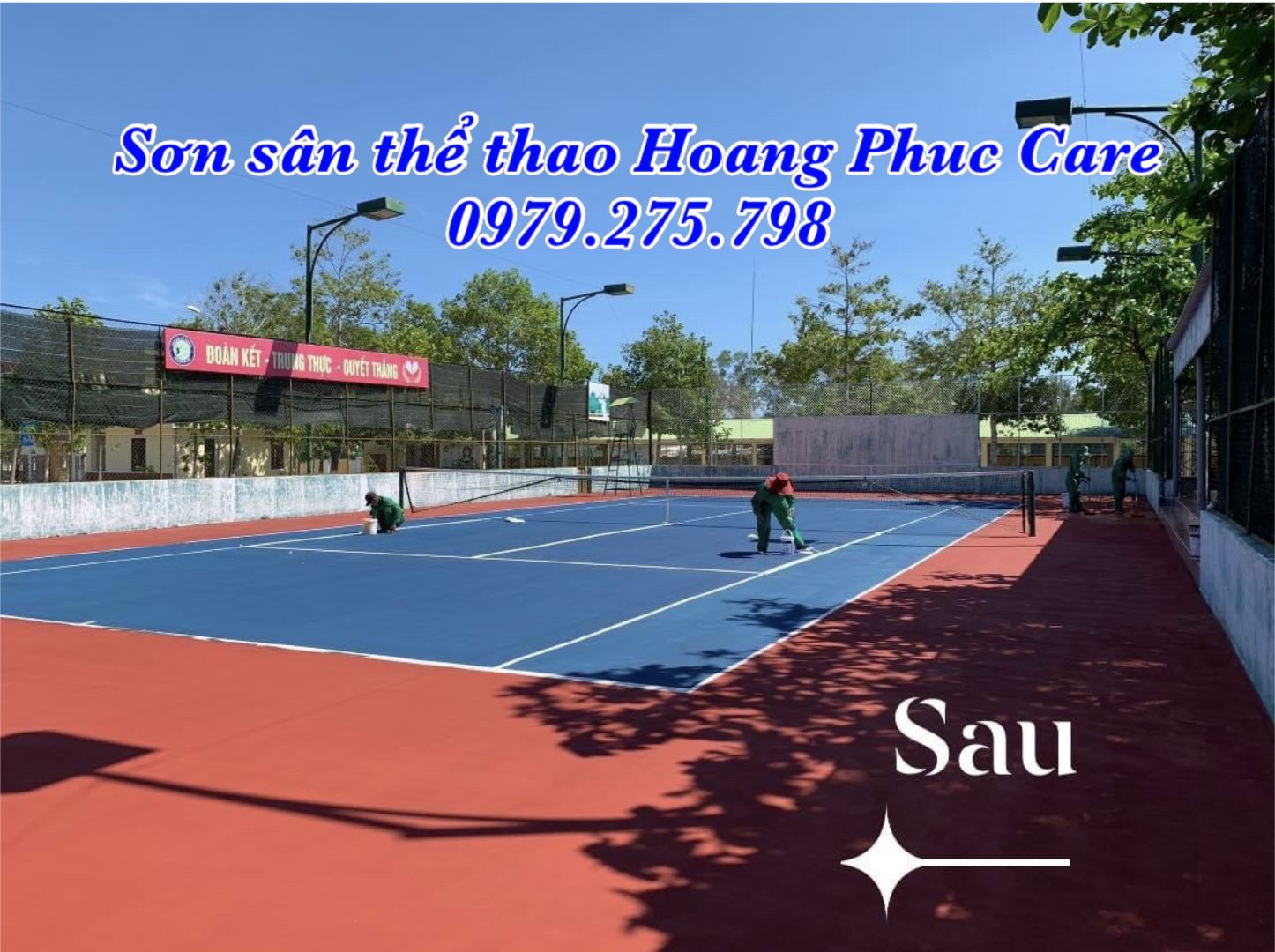 Sơn Sân Tennis Sân Thể Thao Tại Đà Nẵng