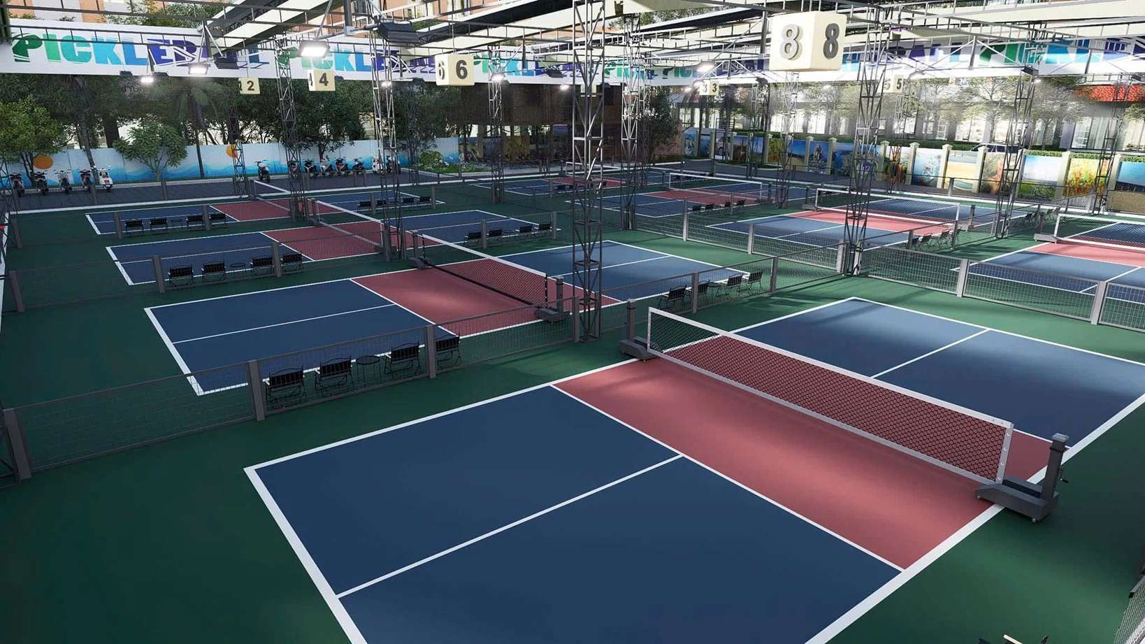Thi Công Sân Pickleball Tại Đà Nẵng | Sơn & Sửa Sân Thể Thao
