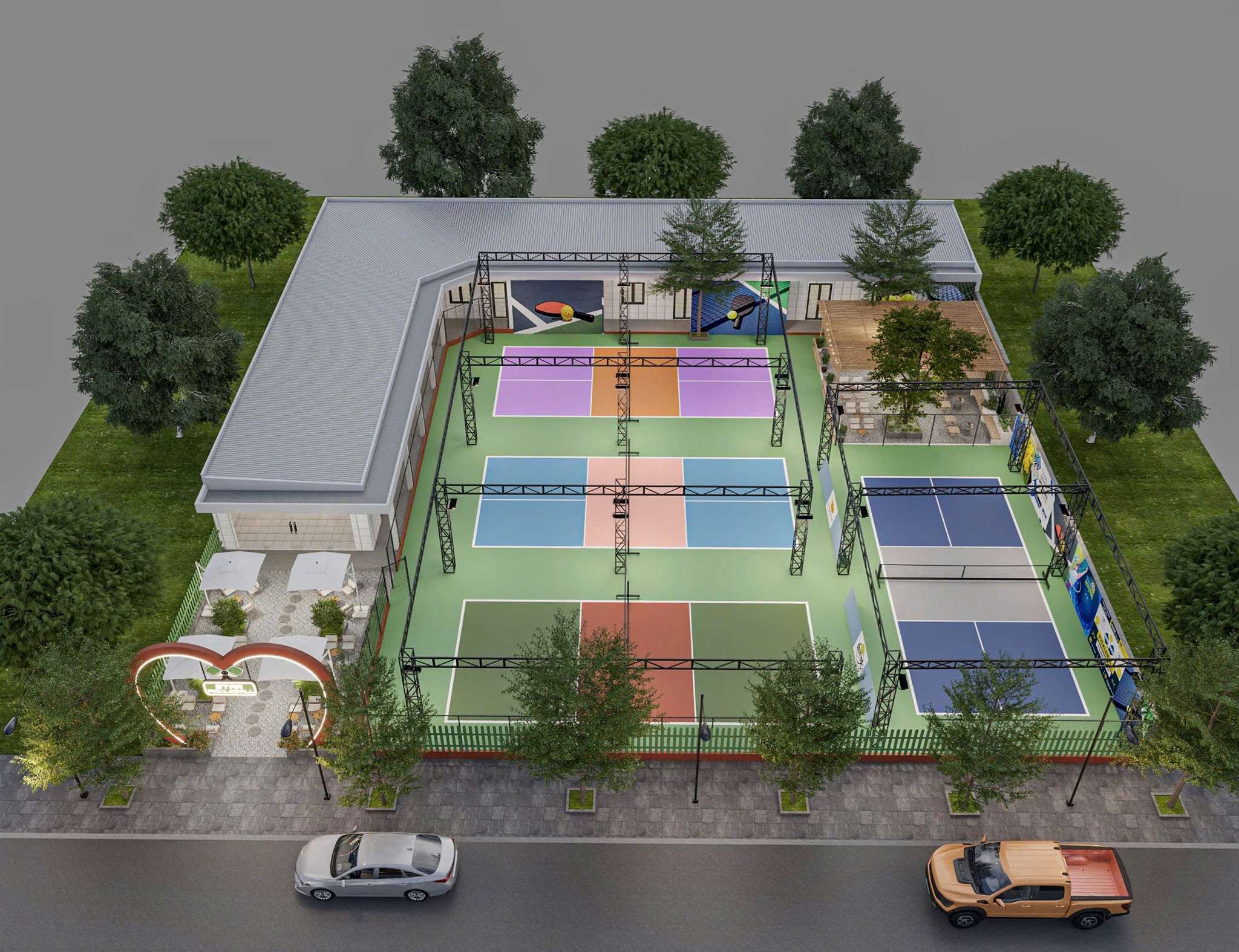 Thi Công Sân Pickleball Tại Đắk Lắk (TP. Buôn Ma Thuột) | Sơn & Sửa Sân Thể Thao