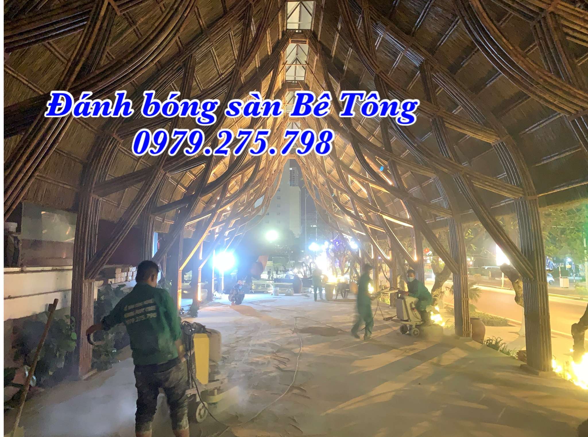 Dịch vụ đánh bóng sàn bê tông tại hà tĩnh