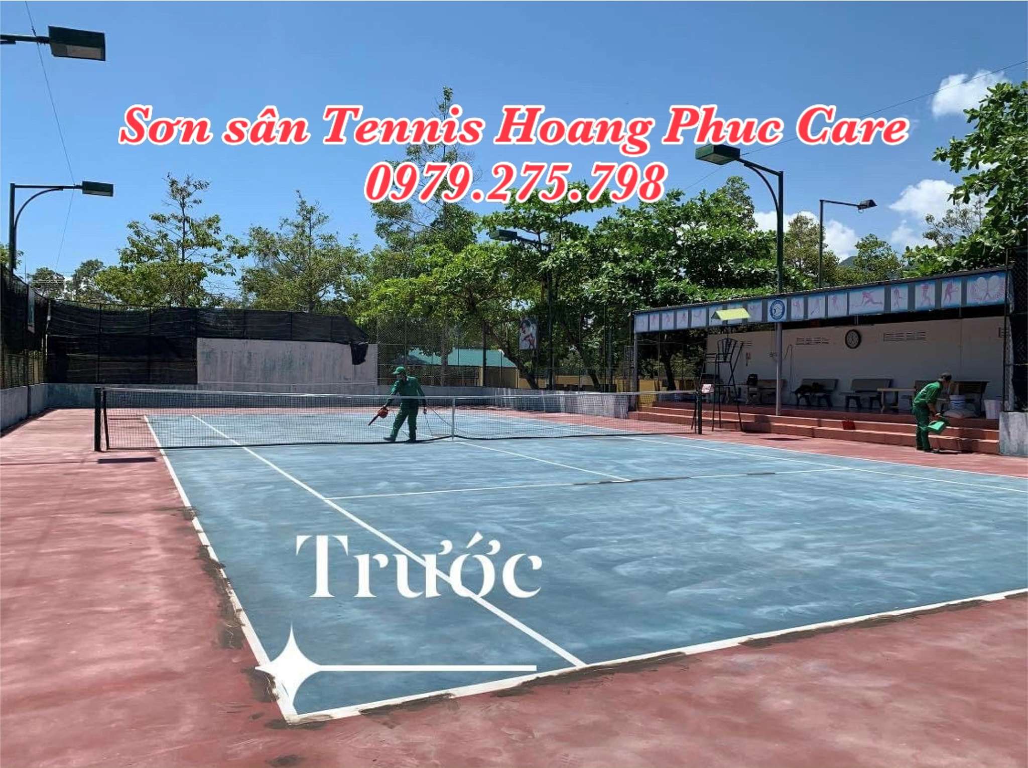 Sơn Sân Tennis Sân Thể Thao Tại Hà Nội