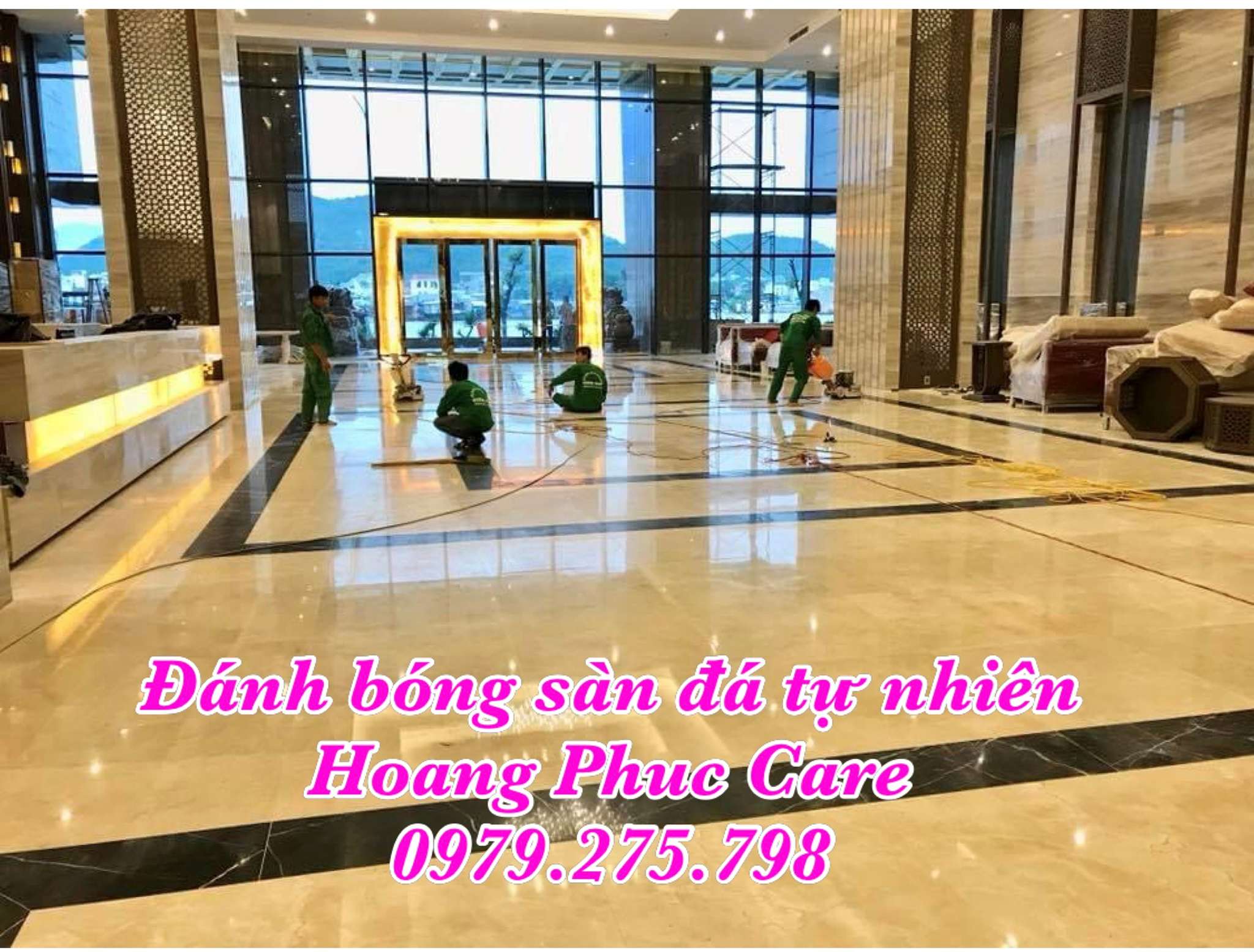 Dịch vụ đánh bóng sàn đá tự nhiên tại nghệ an