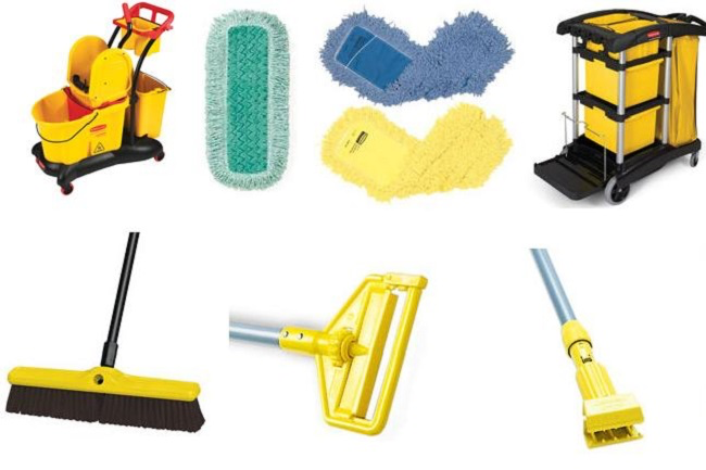 Các thiết bị, dụng cụ vệ sinh sàn nhà công nghiệp phải có